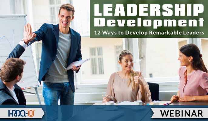 Leadership development - 12 ways to develop remarkable leadership trait webinar image