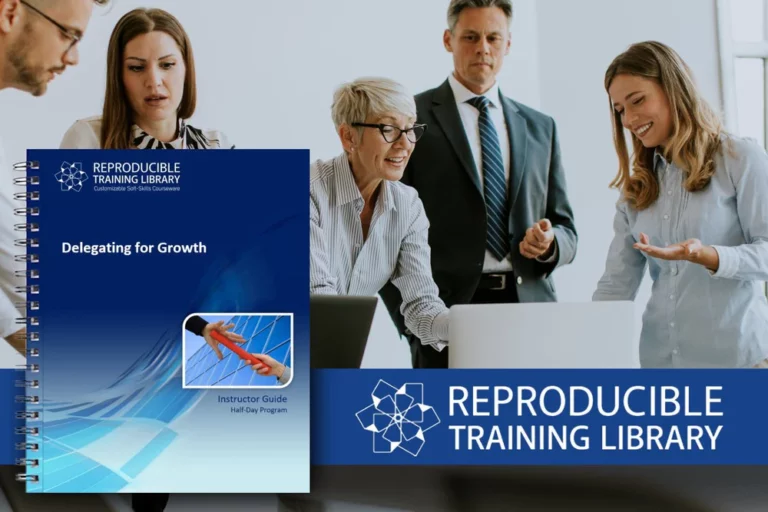 Delegating for Growth Customizable Courseware booklet