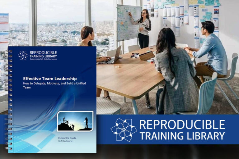 Effective Team Leadership Customizable Courseware booklet