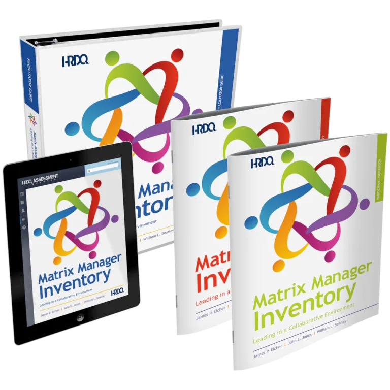 Matrix Manager Inventory course booklets