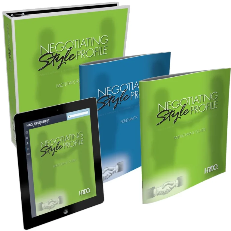 Negotiating Style Profile booklets and binder