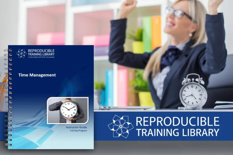 Time Management Customizable Course booklet