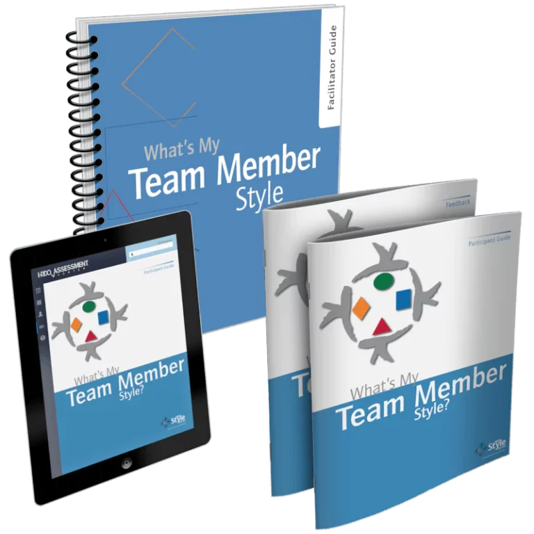 What's My Team Member Style course booklets