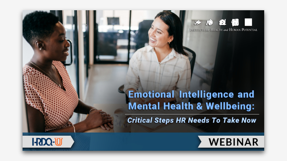 Emotional Intelligence and Mental Health & Wellbeing webinar