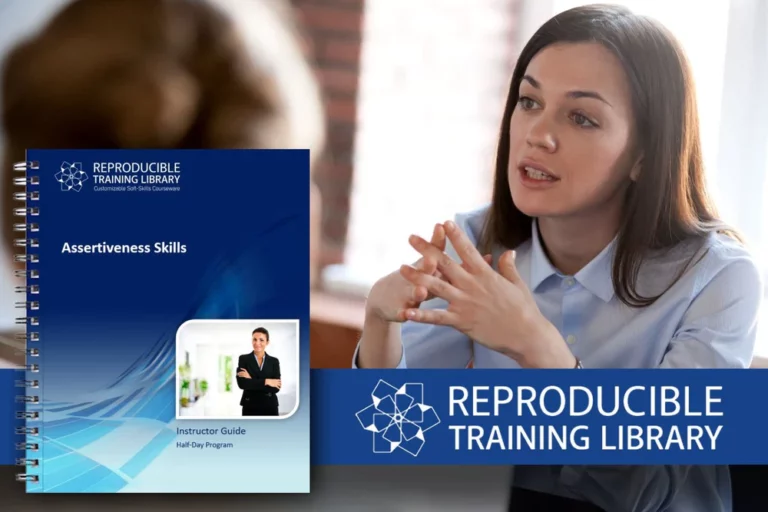 Assertiveness Skills Customizable Courseware booklet