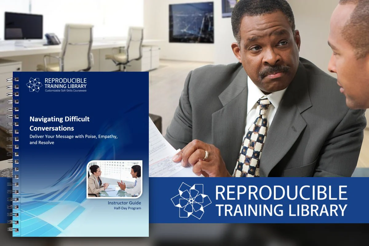 Navigating Difficult Conversations Customizable Courseware booklet