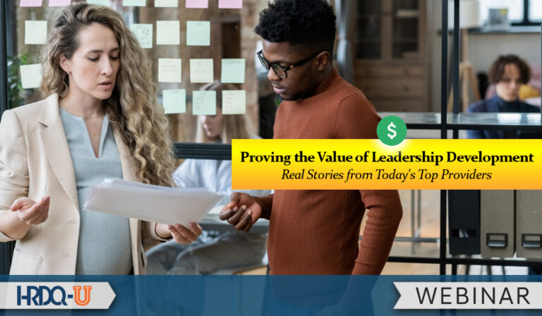proving the value of leadership development