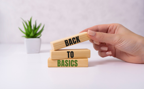 basic building blocks showing back to basics showing clarification to onboard employees