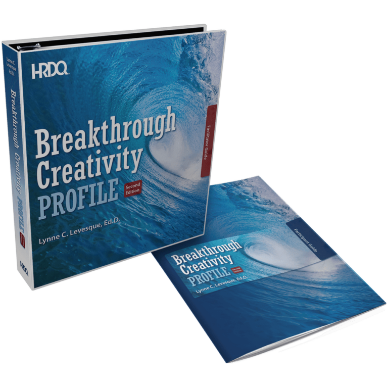 Breakthrough Creativity Profile binder and booklet