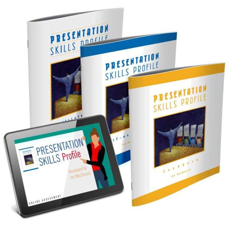 Presentation Skills Profile booklets