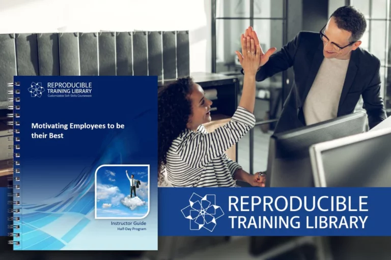 Motivating Employees to be their Best Customizable Courseware booklet
