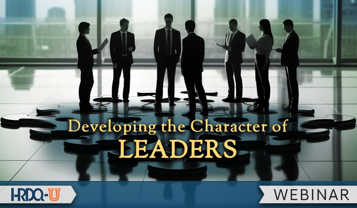 Developing the Character of Leaders Webinar