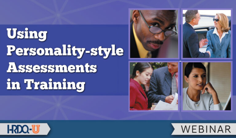 Using Personality-Style Assessments in Training