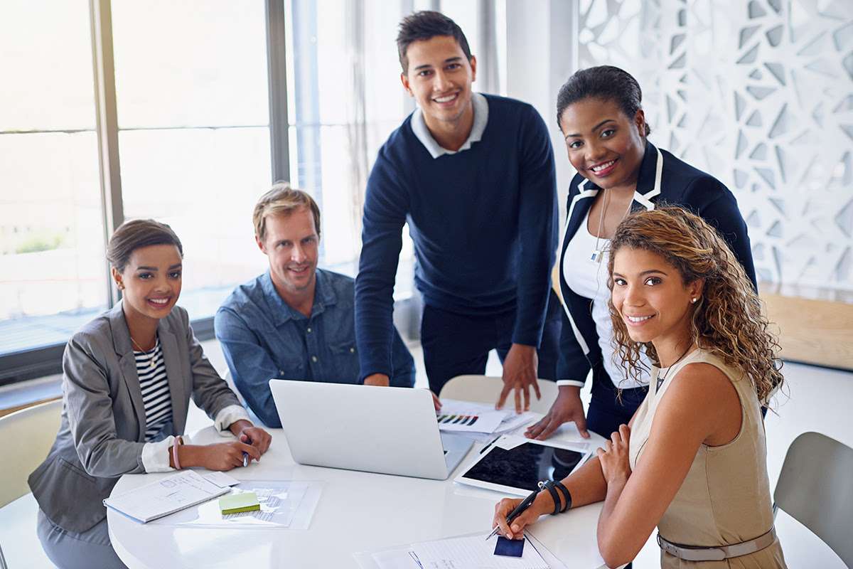 A Hard-Working Team of Employees