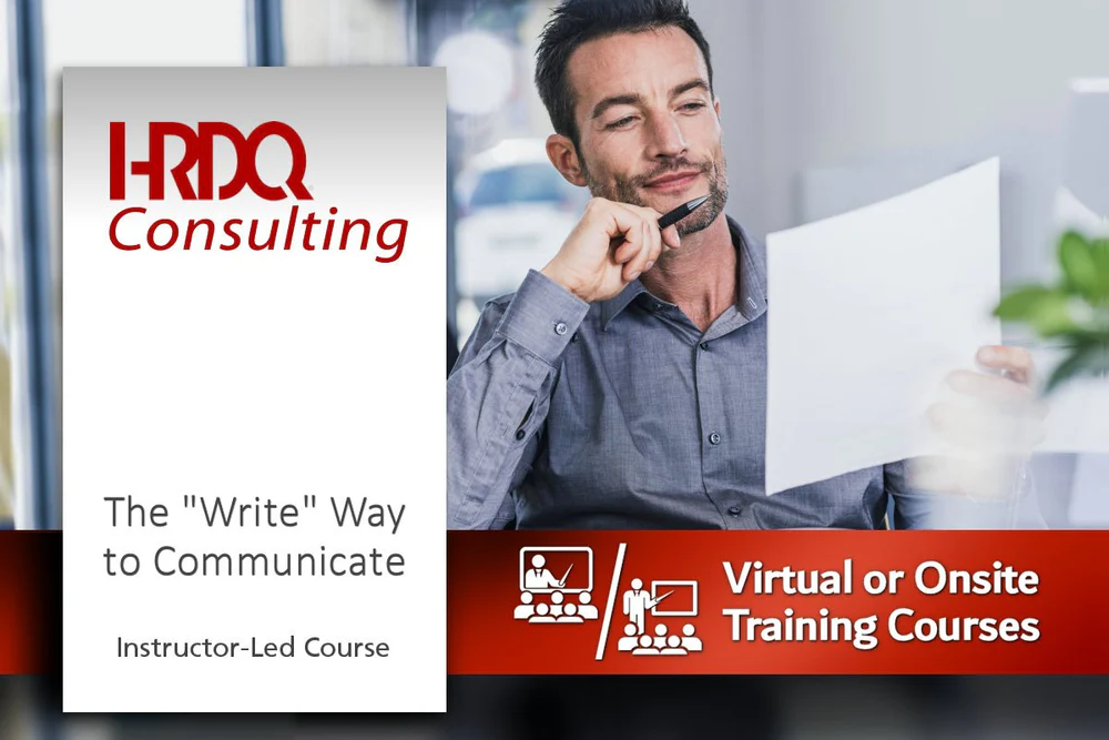 The "Write" Way to Communicate Instructor-Led Training