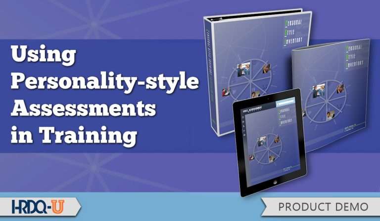 Using Personality-style Assessments in Training