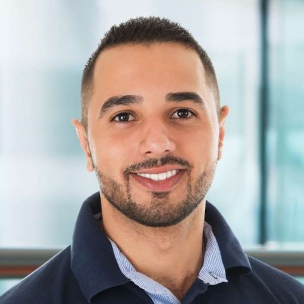 Headshot of a young professional man