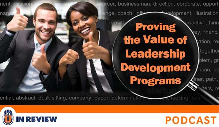 Proving the Value of Leadership Development