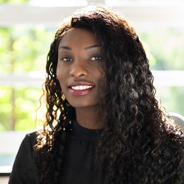 Professional headshot of a woman smiling