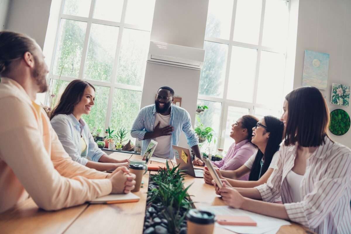 An effect group meeting