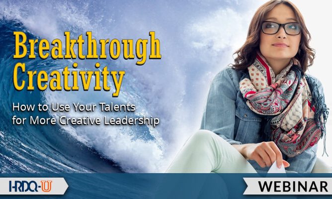 HRDQ-U Webinars | Breakthrough Creativity