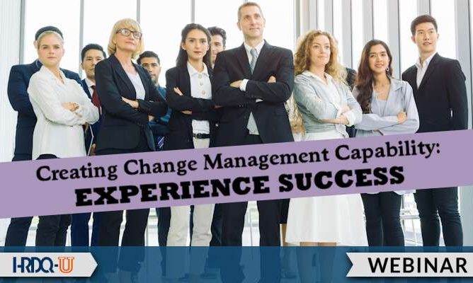HRDQ-U Webinar | Creating Change Management Capability