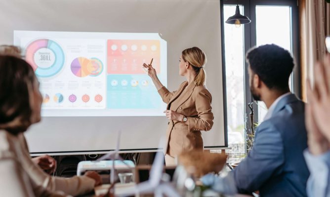 Presenting with PowerPoint masks