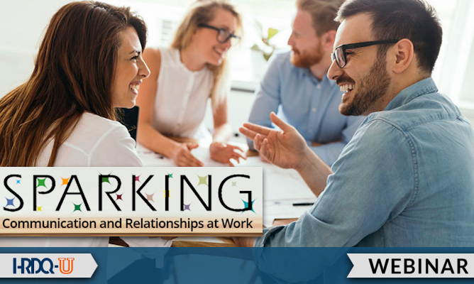 Sparking Communication and Relationships at Work webinar