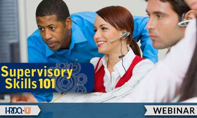 Supervisory Skills 101 HRDQ-U webinar