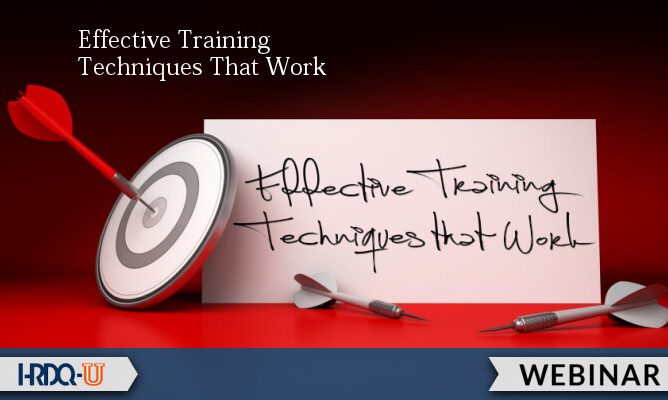 HRDQ-U Webinar | Effective Training Techniques That Work