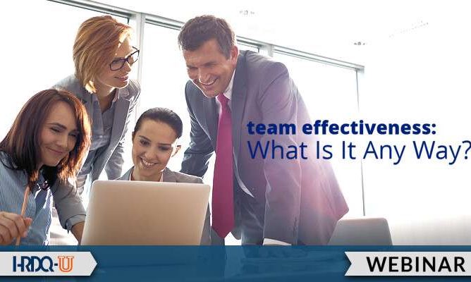 Team Effectiveness: What Is It Anyway?