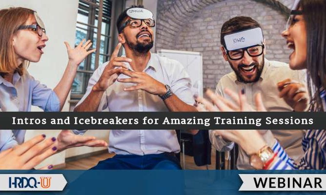 Intros and Icebreakers for Amazing Training Sessions webinar